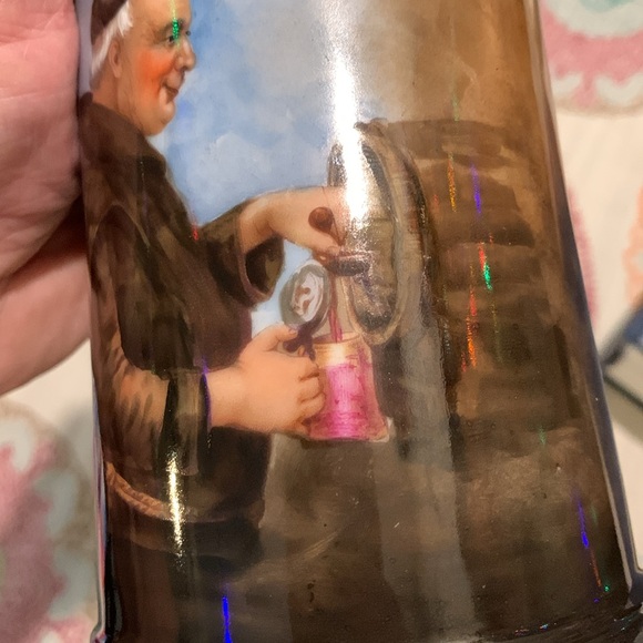 Antique Limoges J.P.L. France Jean Pouyat Limoges Beer Stein Monk At Keg - Picture 13 of 13